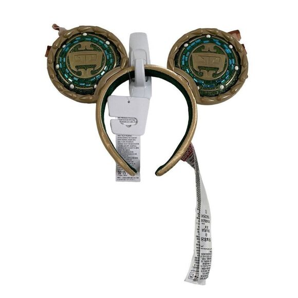 Disney Marvel Wakanda Forever Mickey Ears Headband Blue Gold Superhero Fanton - Picture 1 of 5